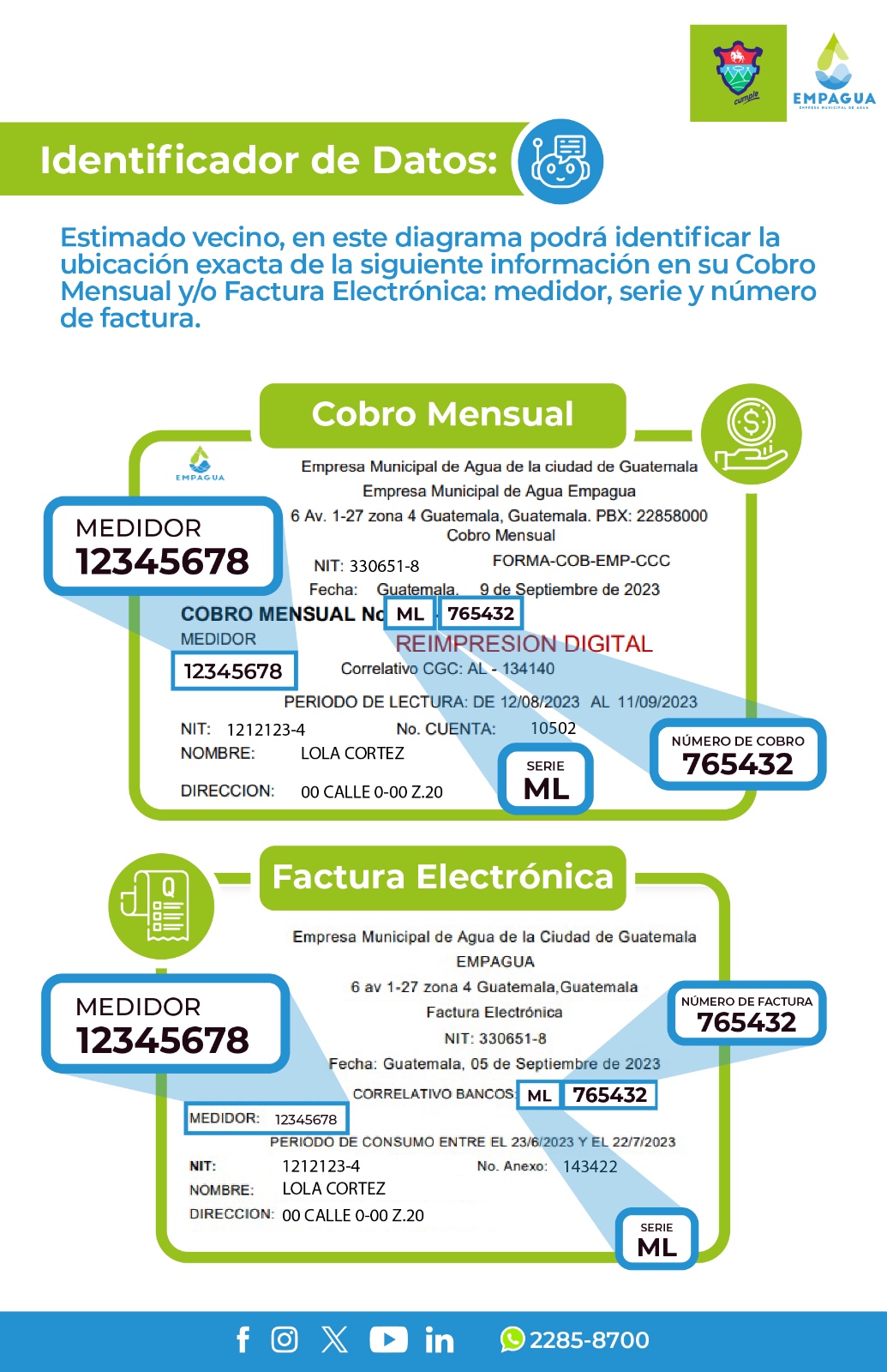 Guía de factura