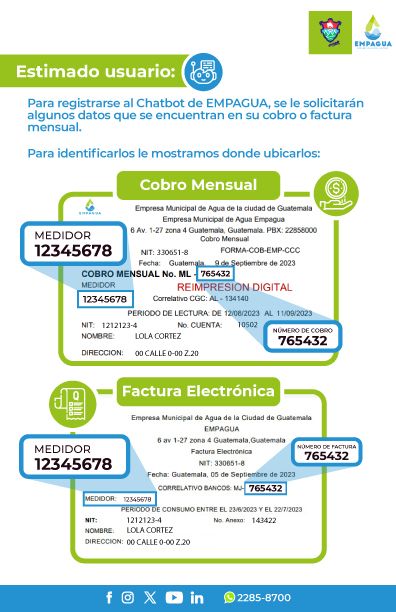 Guía de factura
